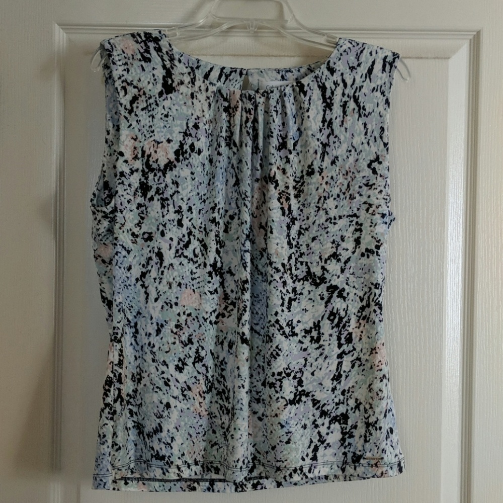 Multi color tank top, Calvin Klein size XL